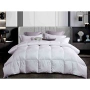 Martha Stewart White Down Comforter, White, Twin MS010207